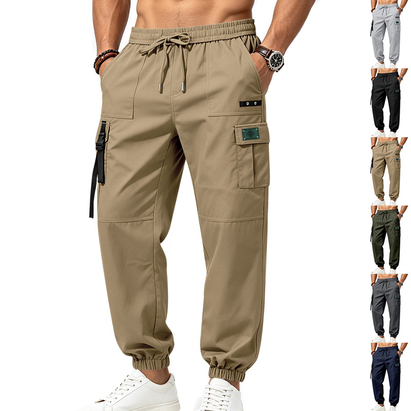 Cargo Jogger Pants - Men's casual cargo joggers with multi-pocket