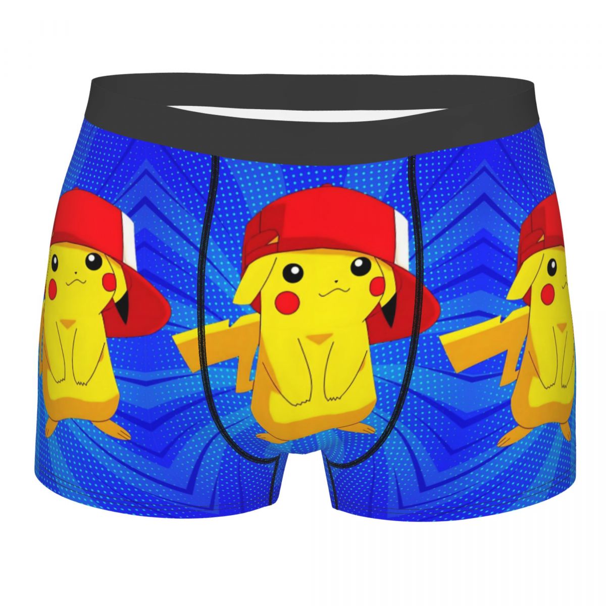 Men'S Fashion Underwear - Custom P-Pikachues Anime Collage Underwear Men