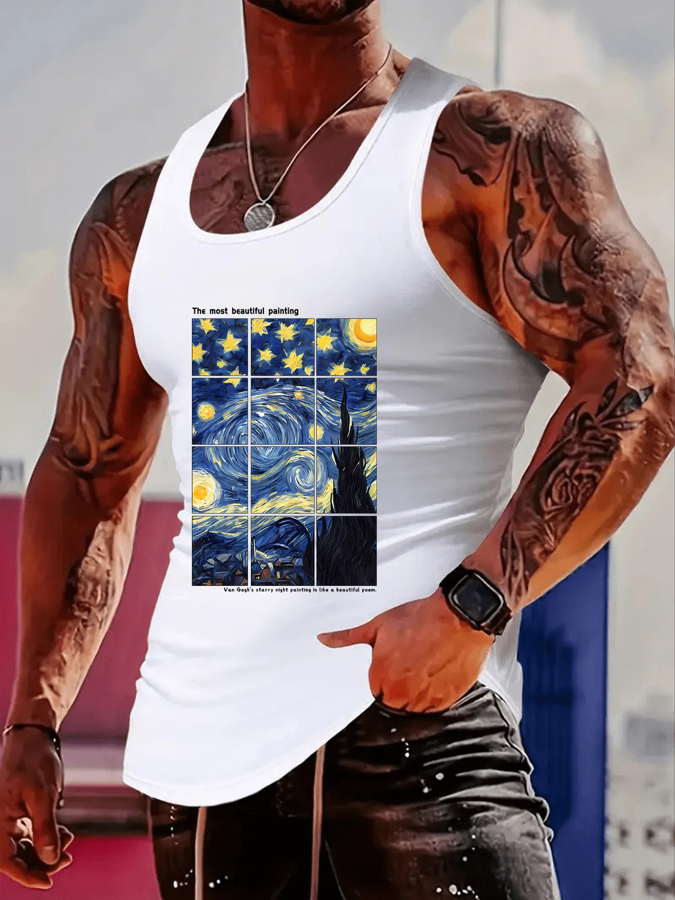 Mens Fashion Trend - Fashionable trend muscular man, simple and