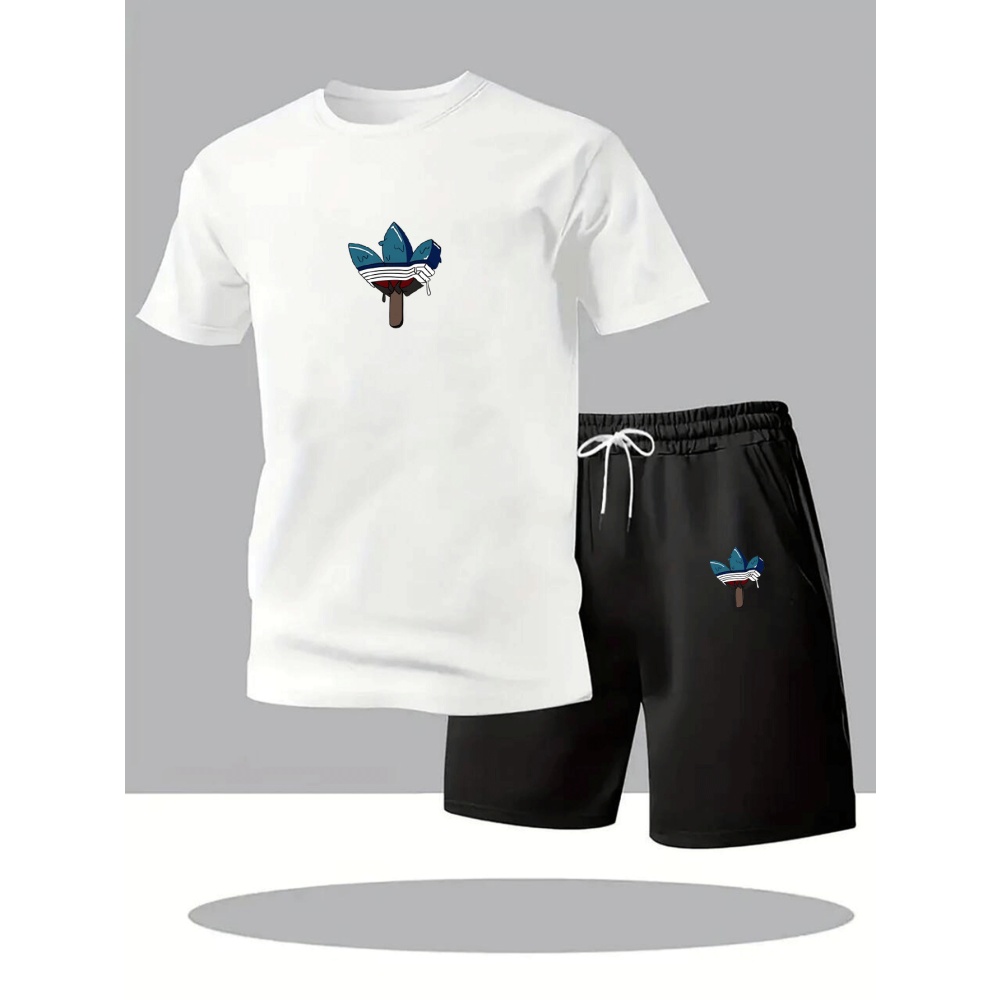 Mens Fashion Streetwear - Summer Men's Sets Fashion Tracksuit Men