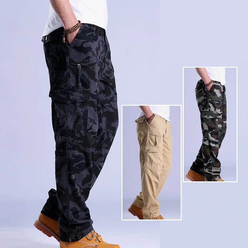Cargo Jogger Pants - Spring Autumn Men Hiking Pants Cotton