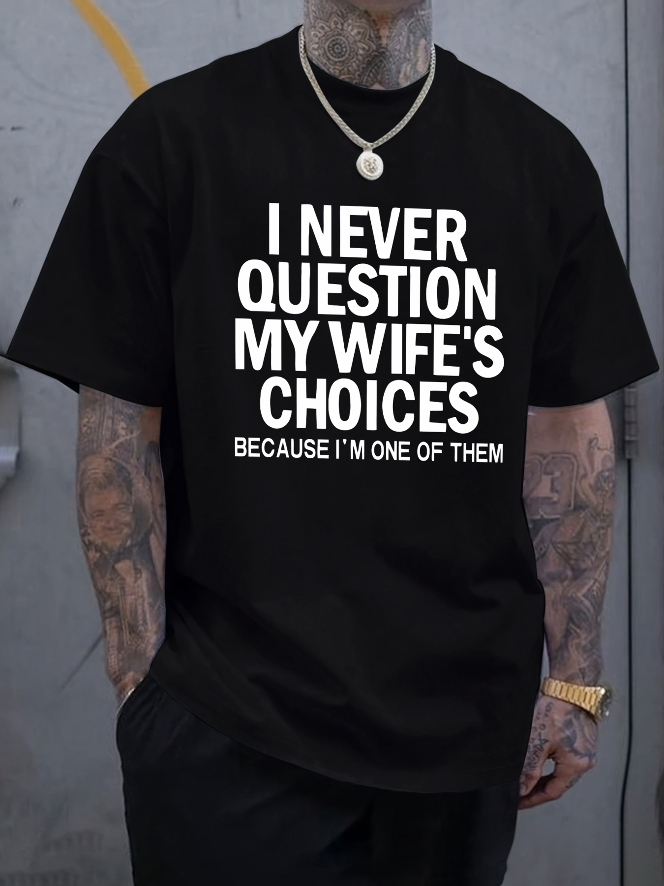 Men'S Fashion Questions - I never question my wife's choice