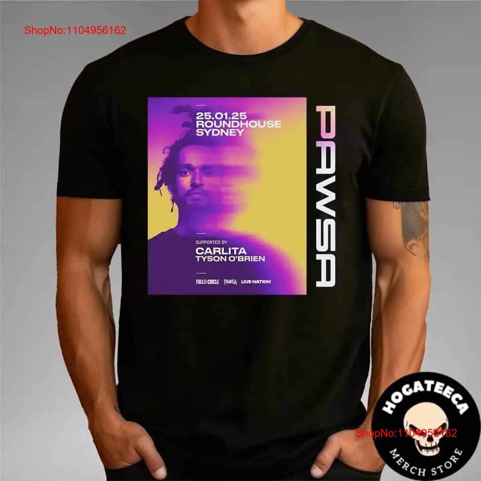 Men'S Fashion Sydney - Pawsa Merch For Show At Roundhouse