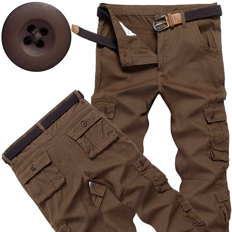 Cargo Jogger Pants - Men's Tactical Cargo Pants Cotton Casual