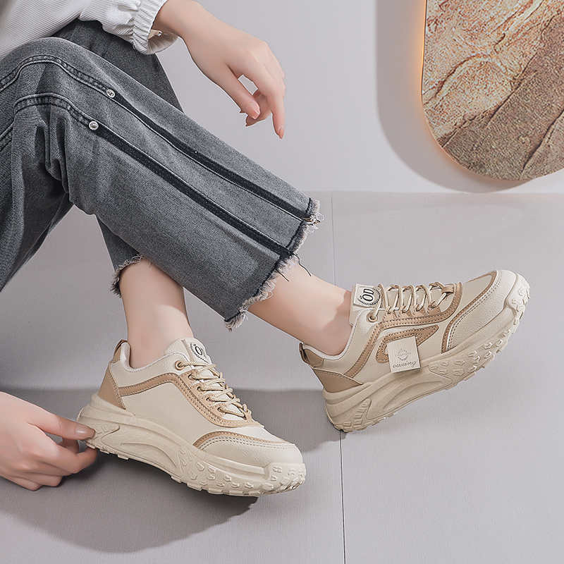 Casual Sneakers Men - With Lacing Platformed Black Boot Woman