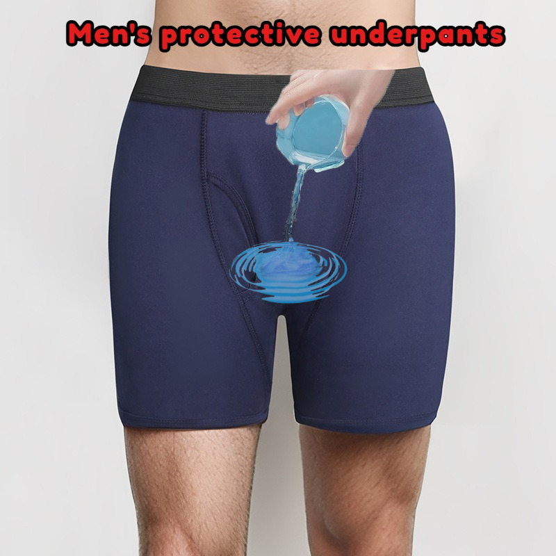 Men'S Fashion Underwear - ‌Men Washable Diaper Underwear Cotton Boxer