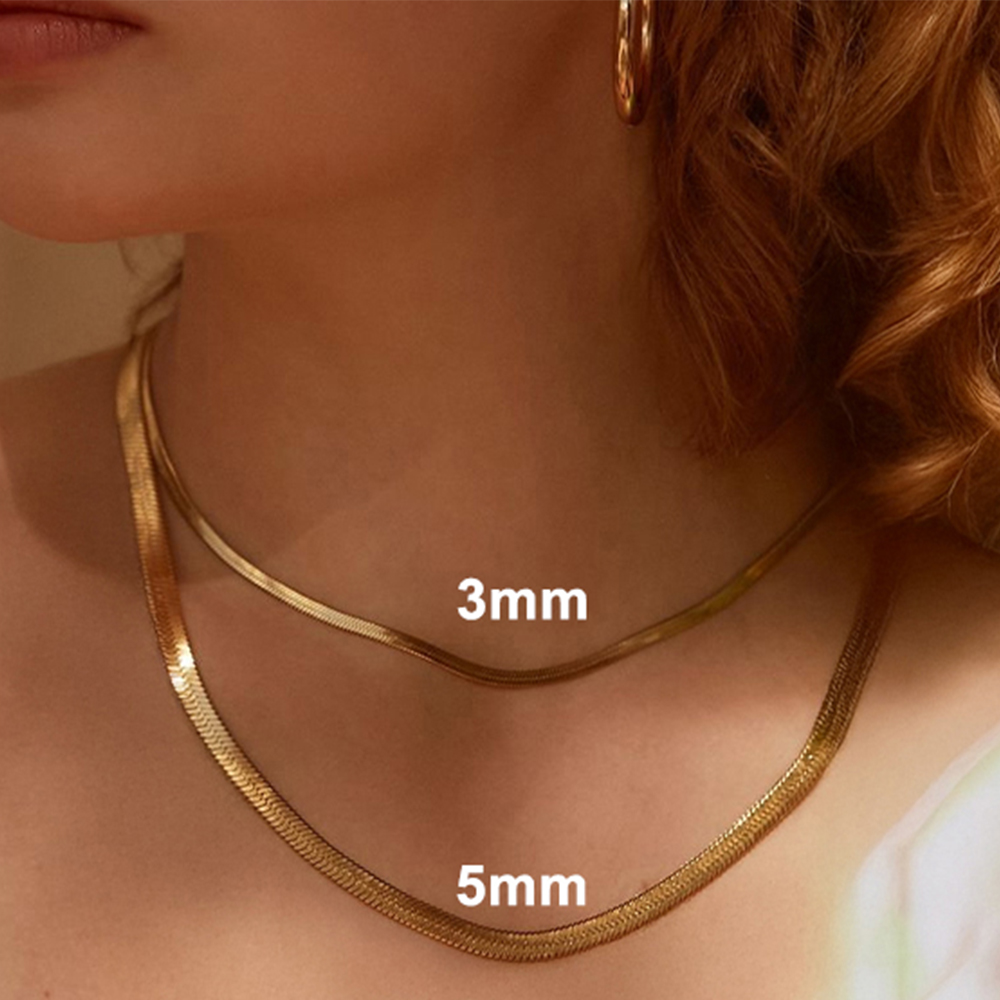 Mens Fashion Hacks - Necklace Layering Hack Snake Chain Necklace