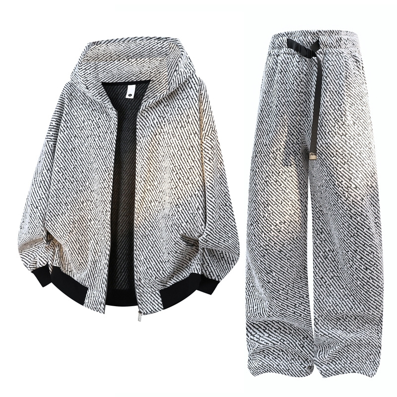 Men's Casual 2-Piece Sportswea - Mens Fashion Streetwear avaliação e preço