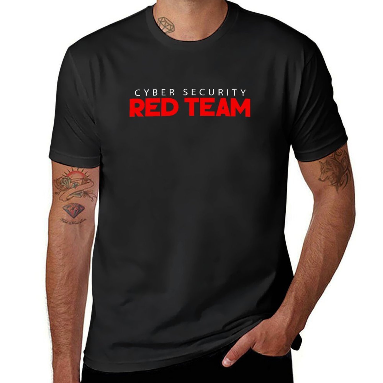 Cool Red Team Cyber Security H - Mens Fashion Hacks avaliação e preço