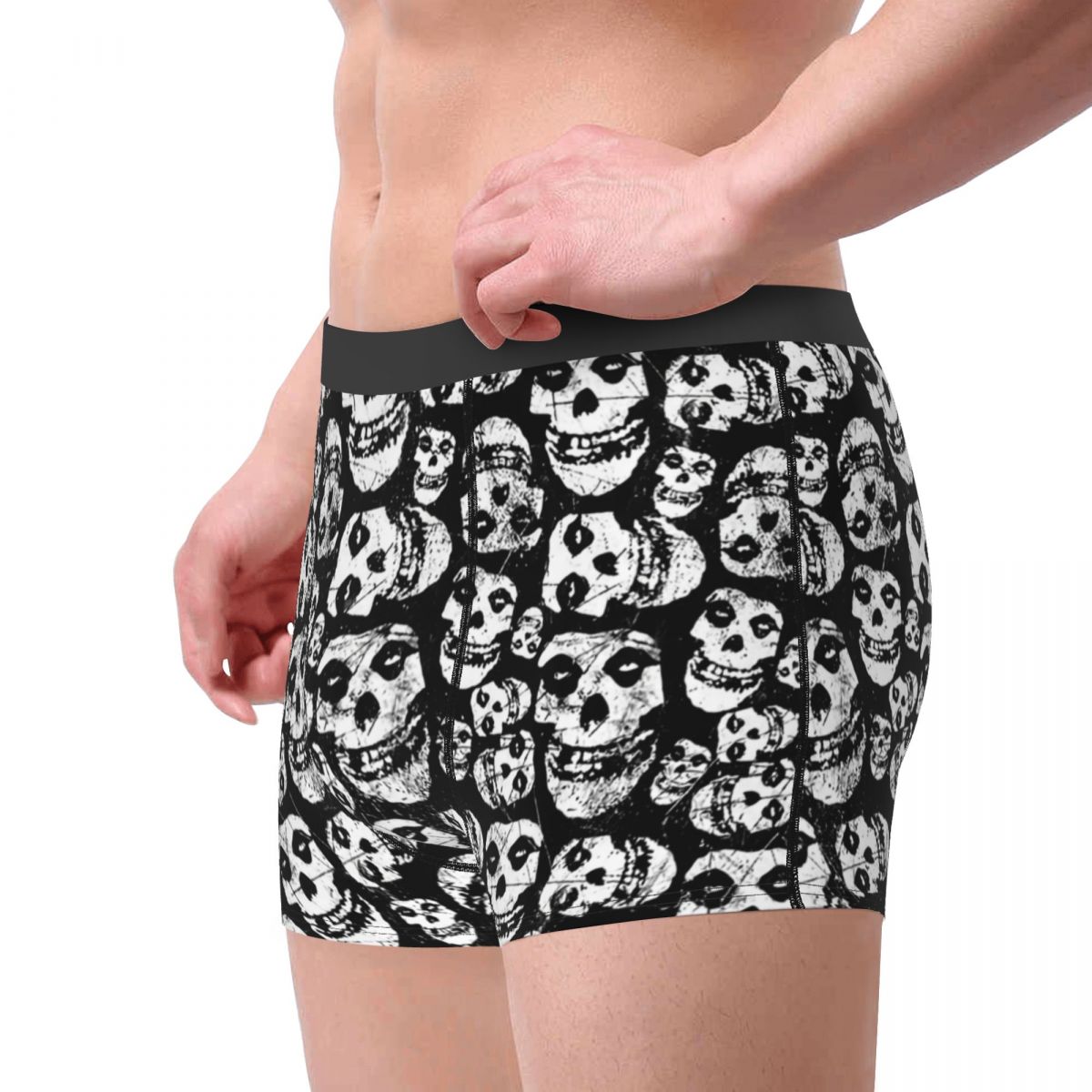 Male Fashion Misfits Horror Pu - Men'S Fashion Underwear avaliação e preço