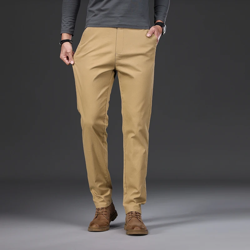 Good Quality 97%Cotton Men's C - Chino Pants Men avaliação e preço