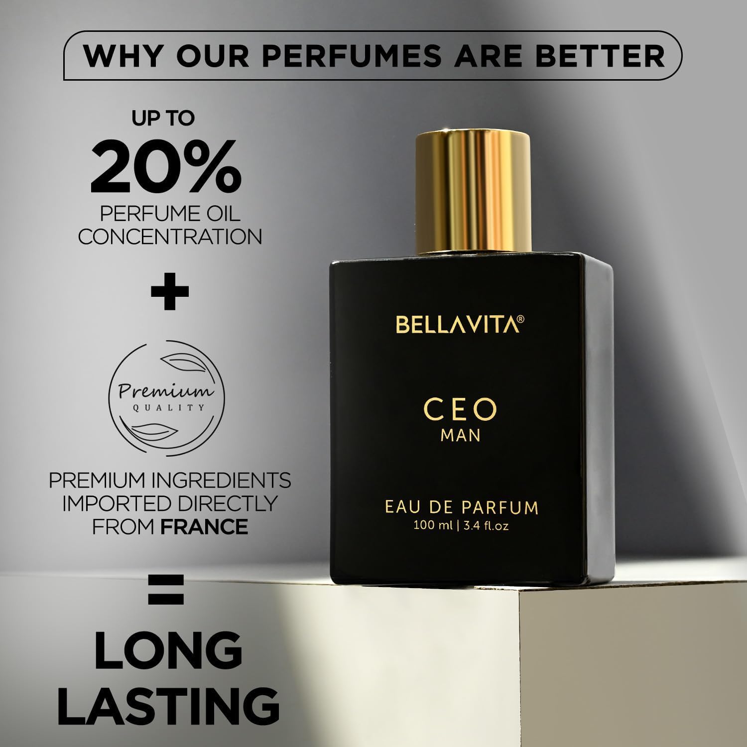 BellaVita Luxury 100ml EDP Uni - Men'S Fashion Perfume avaliação e preço