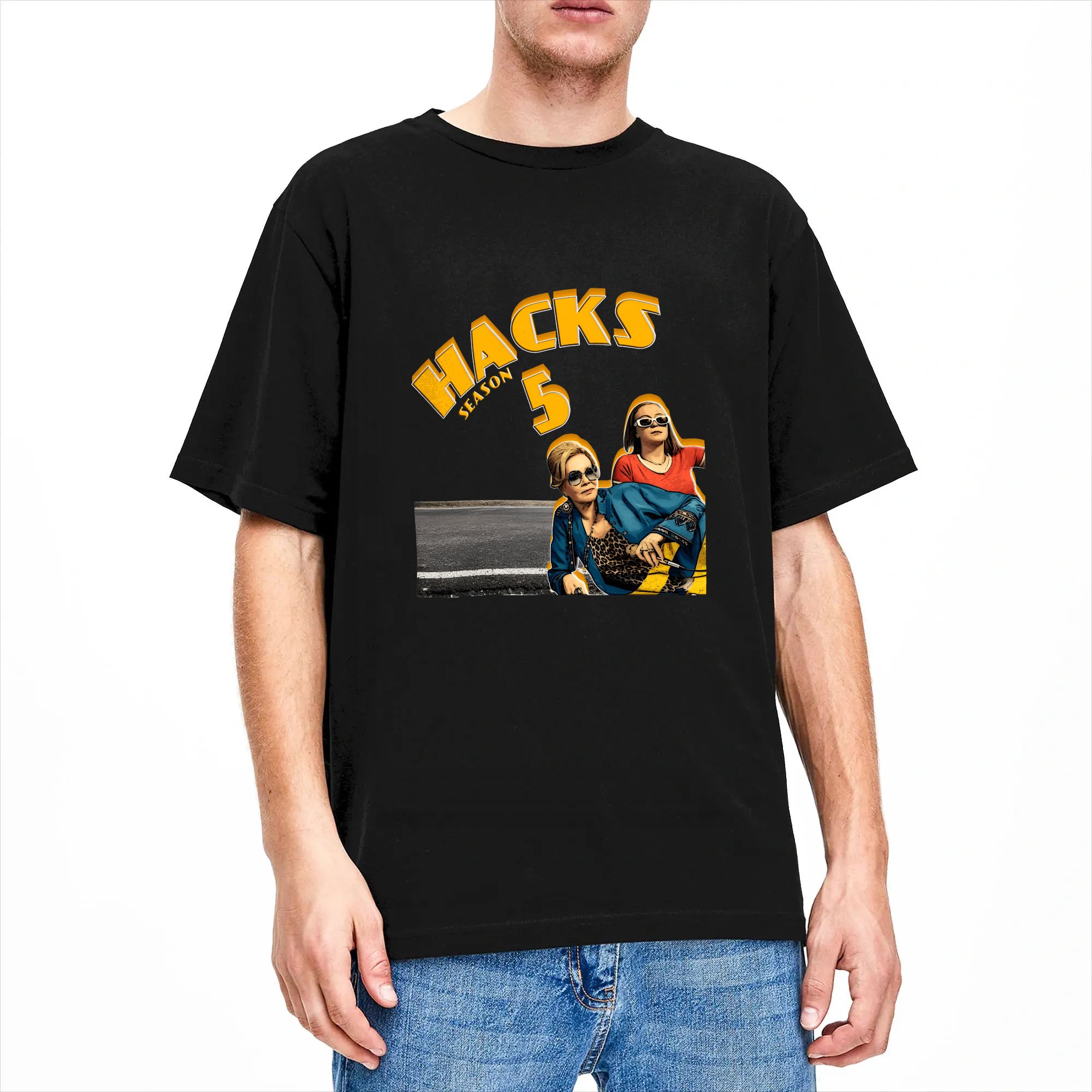 Hacks Season 5 T-Shirt Men  Vi - Mens Fashion Hacks avaliação e preço