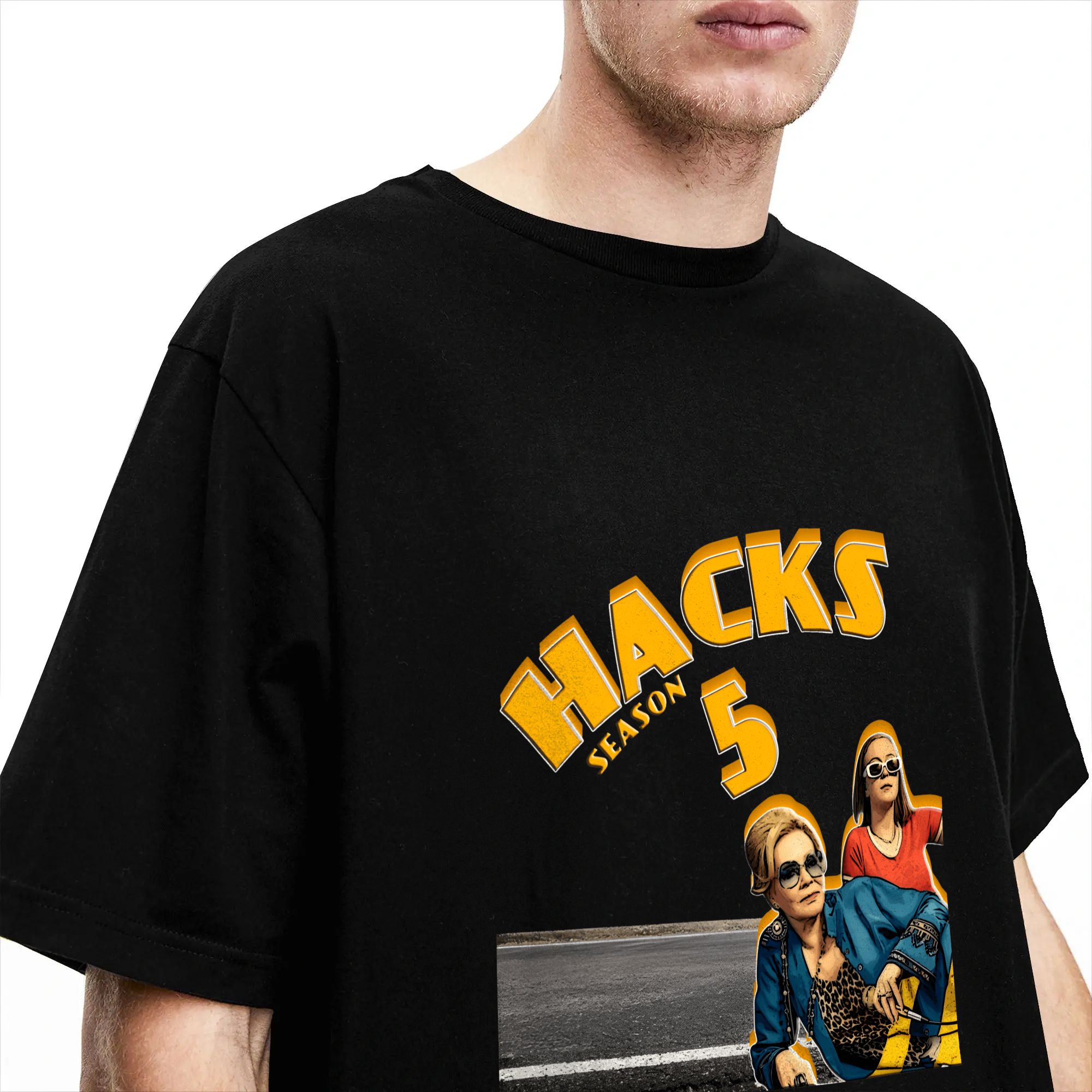 Hacks Season 5 T-Shirt Men  Vi - Mens Fashion Hacks avaliação e preço