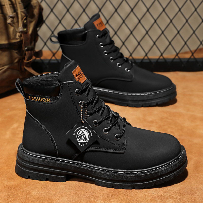 Men High Top Boots 2025 Autumn - Mens Fashion Winter 2025 avaliação e preço