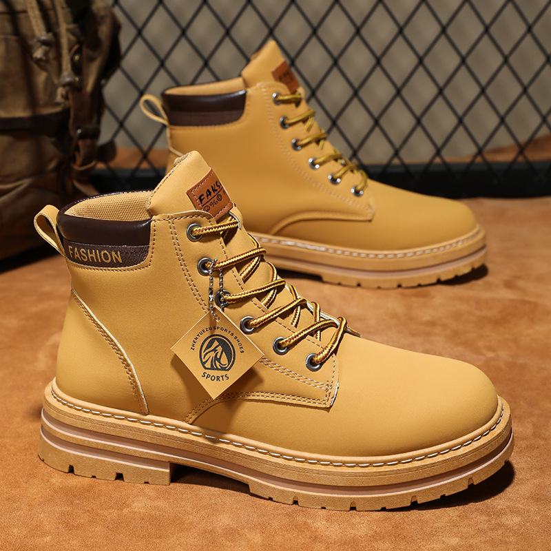 Men High Top Boots 2025 Autumn - Mens Fashion Winter 2025 avaliação e preço