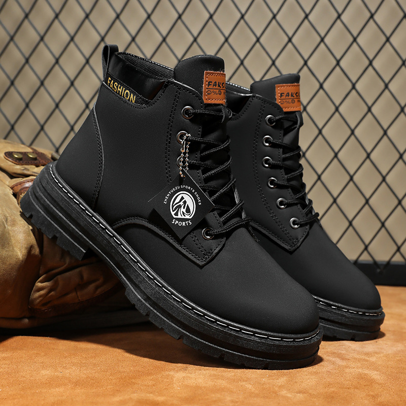 Men High Top Boots 2025 Autumn - Mens Fashion Winter 2025 avaliação e preço