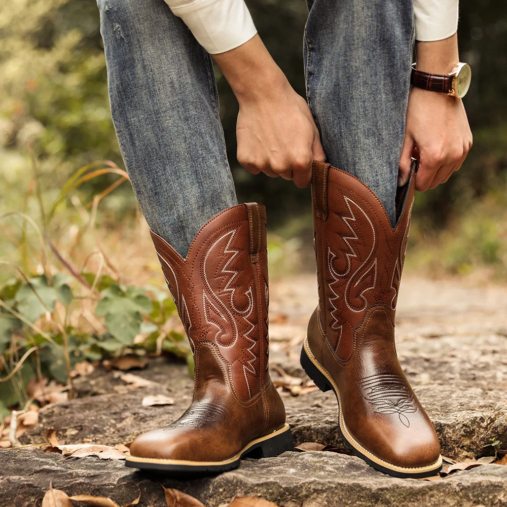 Men's Mid-calf Boots Fashion H - Mens Fashion Winter 2025 avaliação e preço