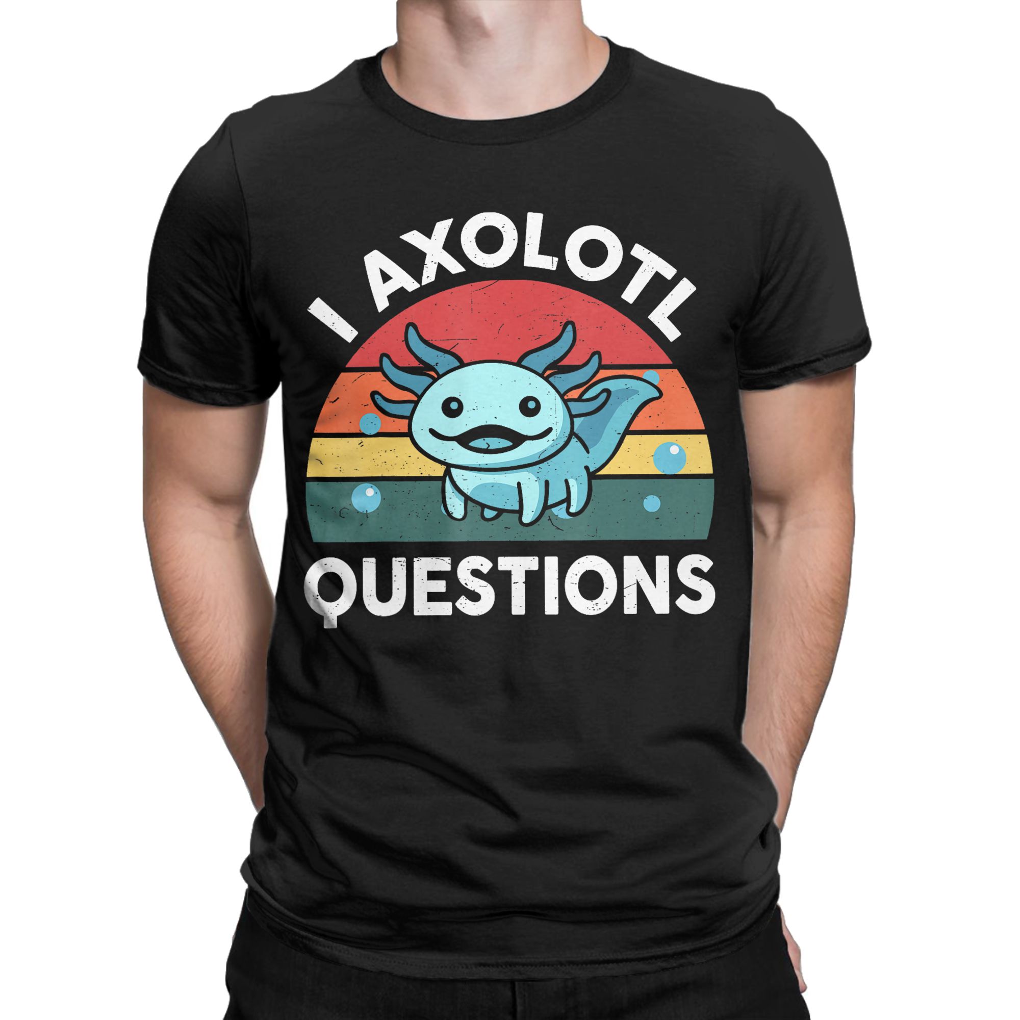 I Axolotl Questions Funny Grap - Men'S Fashion Questions avaliação e preço