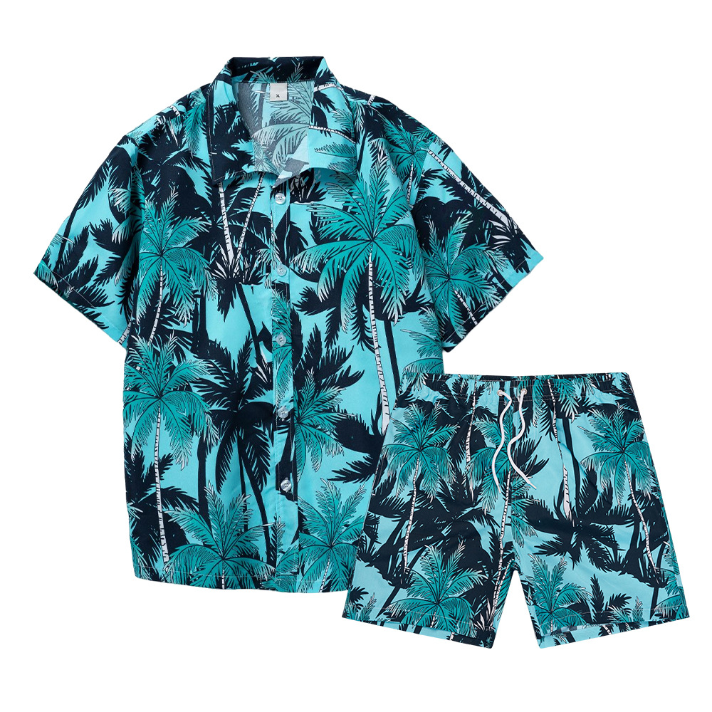 Hawaiian Coconut Tree 3D Print - Mens Fashion Trend avaliação e preço