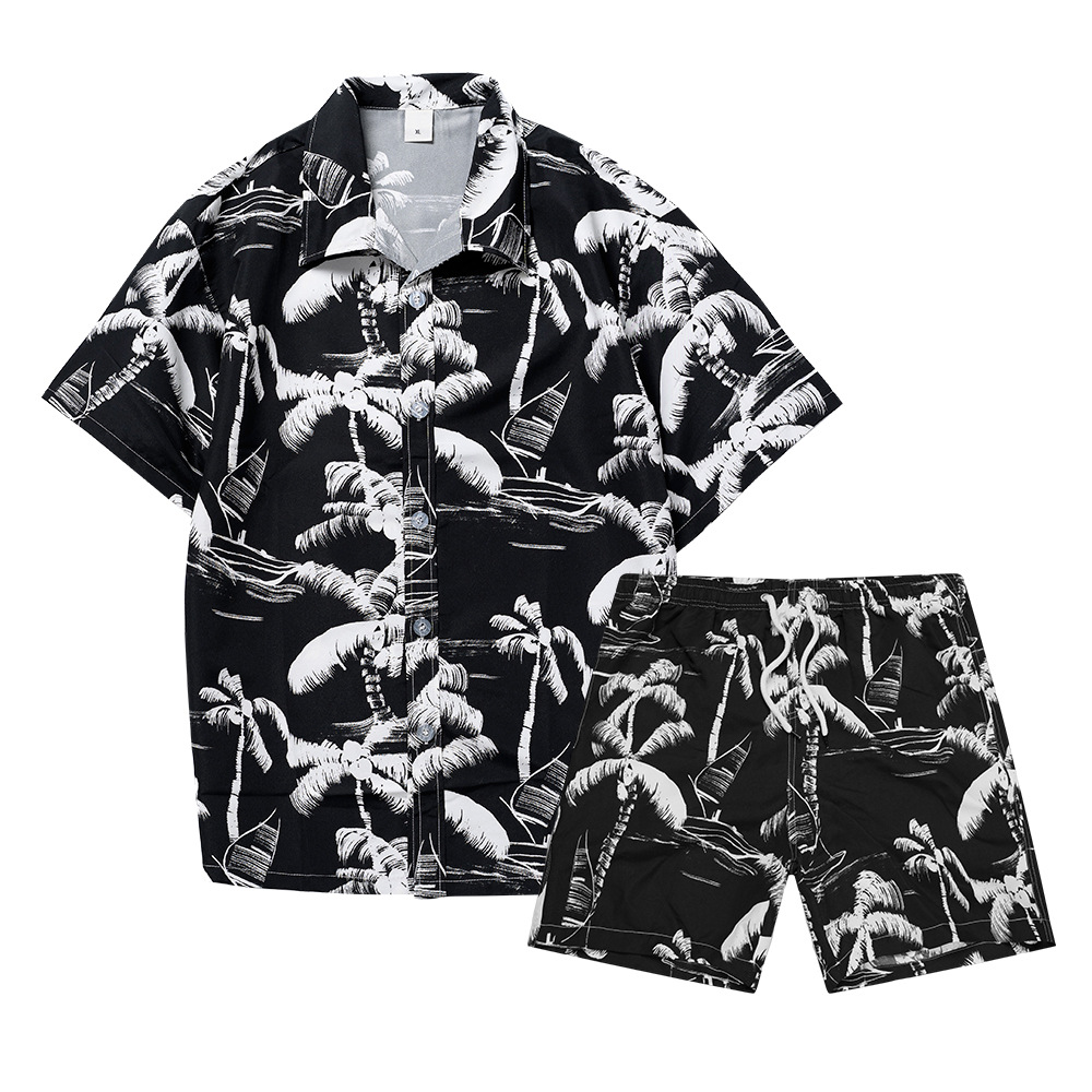 Hawaiian Coconut Tree 3D Print - Mens Fashion Trend avaliação e preço