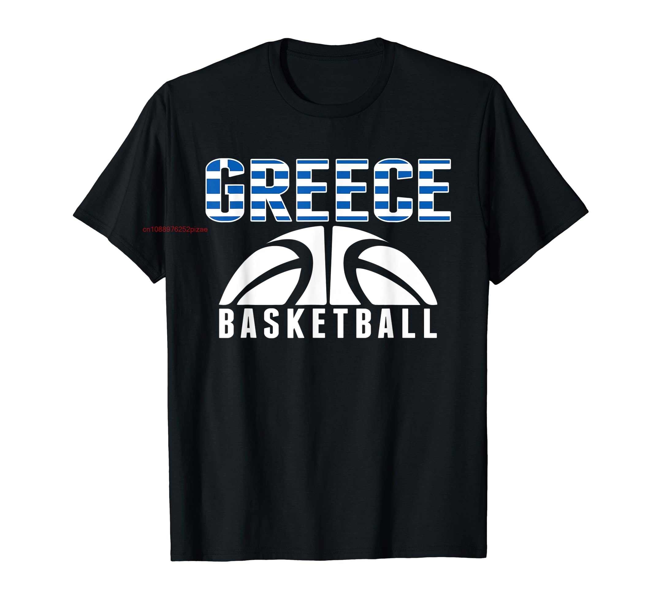 100% Cotton Greece Basketball  - Men'S Fashion Greece avaliação e preço