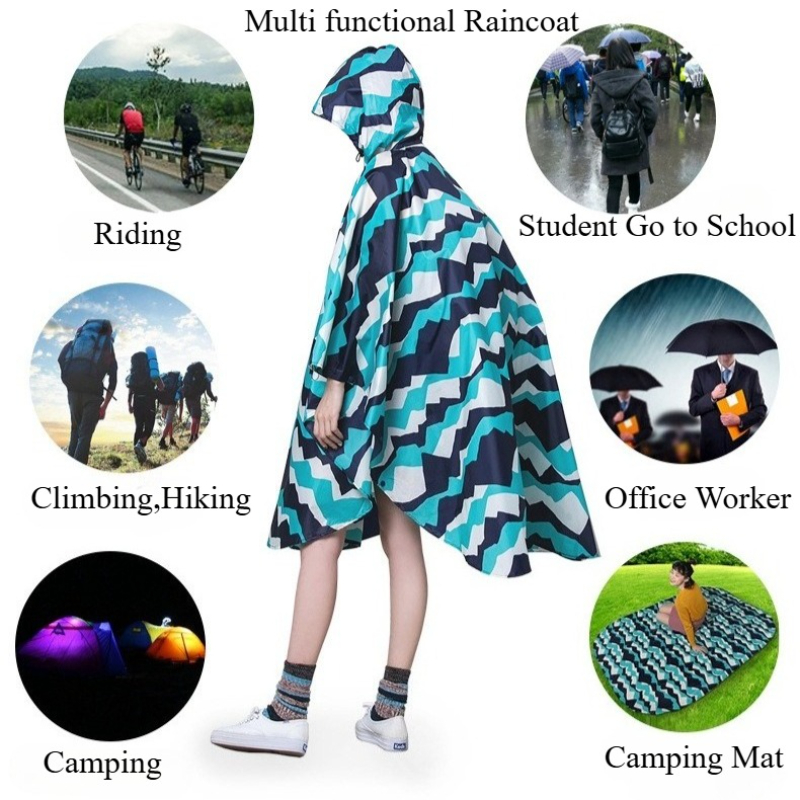 Fashion Women Raincoat Lightwe - Mens Fashion Poncho avaliação e preço