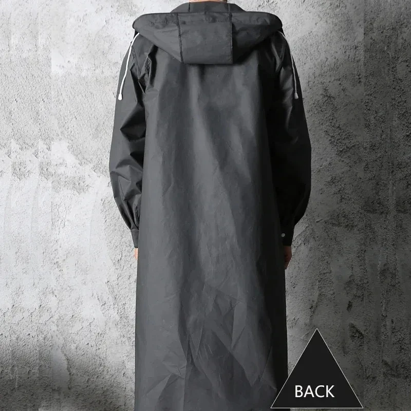 Black Fashion Adult Waterproof - Mens Fashion Poncho avaliação e preço
