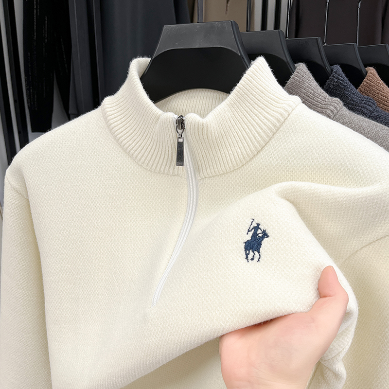 Winter Add Layers to Men's Kni - Men'S Fashion Zip Sweater avaliação e preço