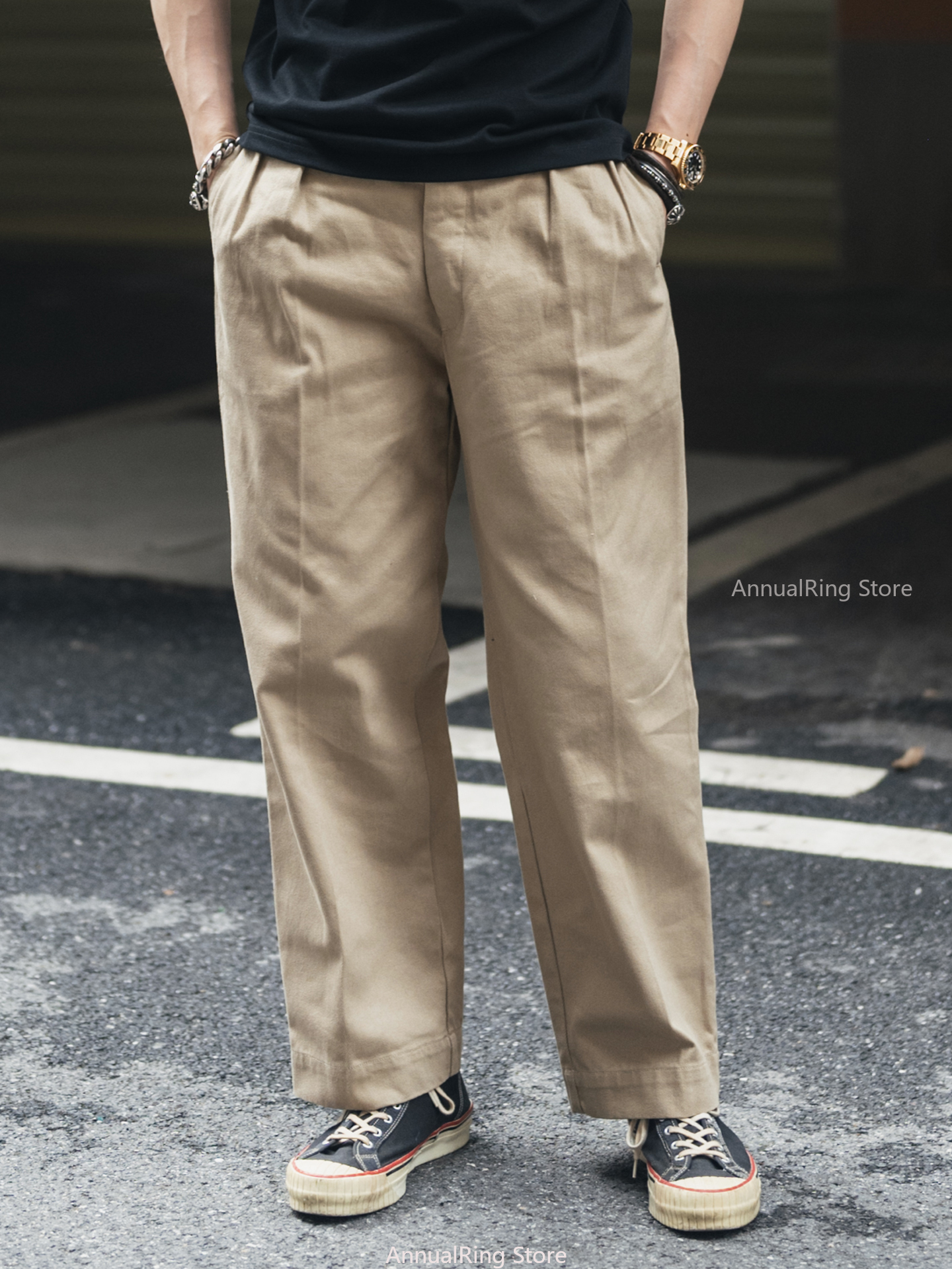 Non Stock French Army M-52 Chi - Chino Pants Men avaliação e preço