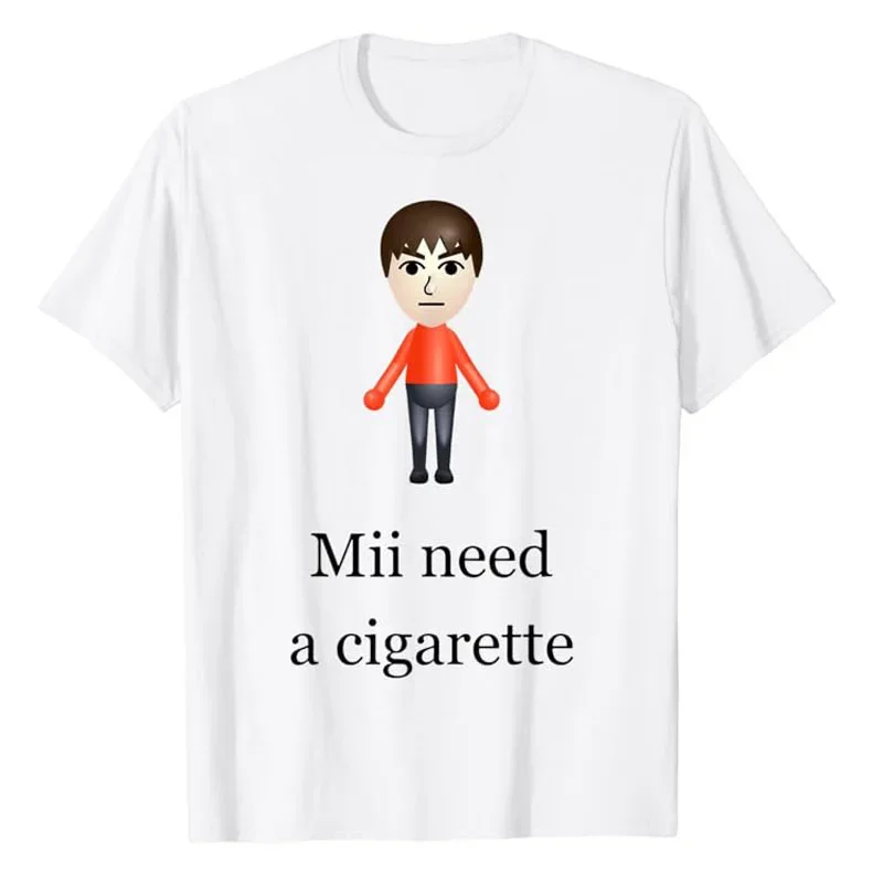 Mii Needs Cigarettes, T-shirts - Men'S Fashion Haircuts avaliação e preço