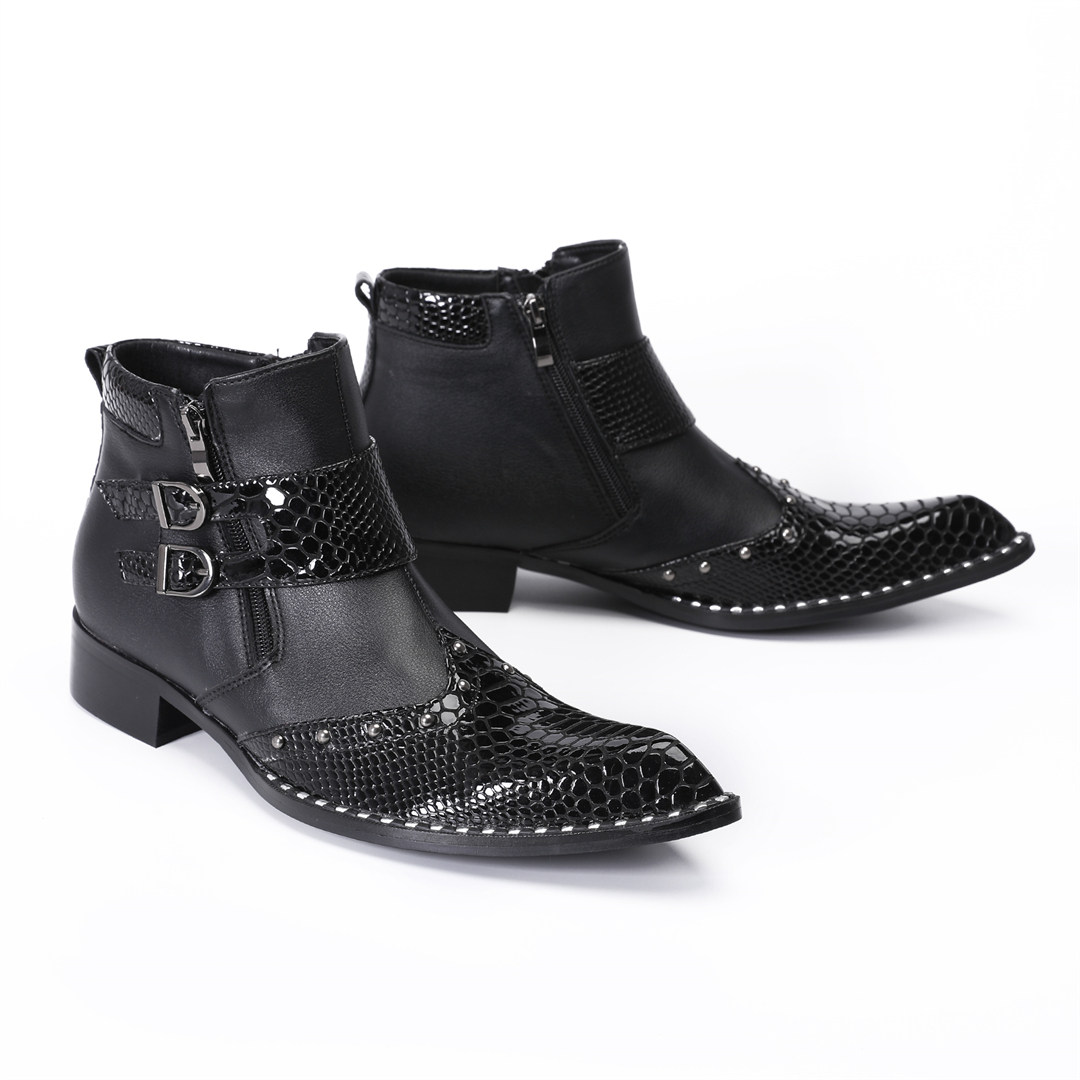 fashion rivets pointed toe men - Mens Fashion Dress avaliação e preço