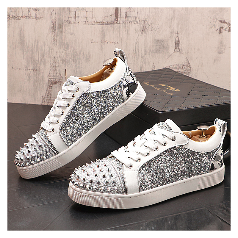 mens luxury fashion silver riv - Mens Fashion Dress avaliação e preço