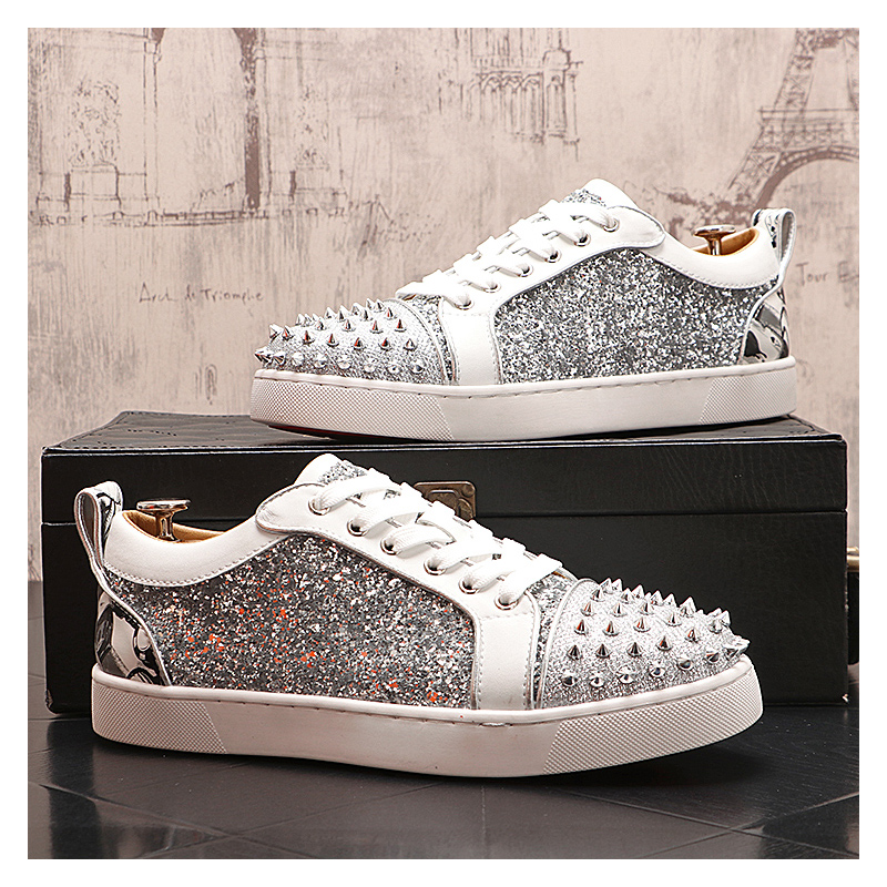 mens luxury fashion silver riv - Mens Fashion Dress avaliação e preço