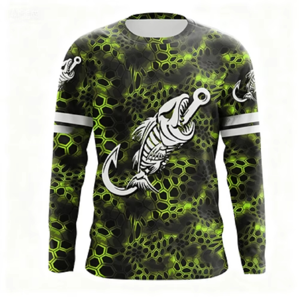 Fashionable Bass Pattern Crew  - Mens Fashion Trend avaliação e preço