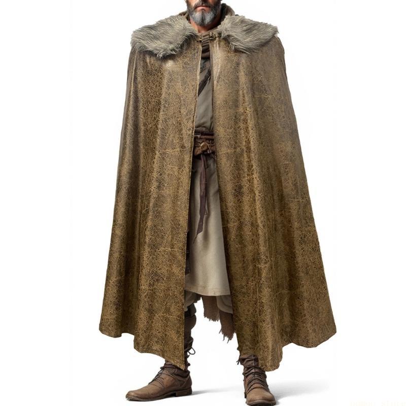 31BF Antique Medieval Knight C - Mens Fashion Poncho avaliação e preço