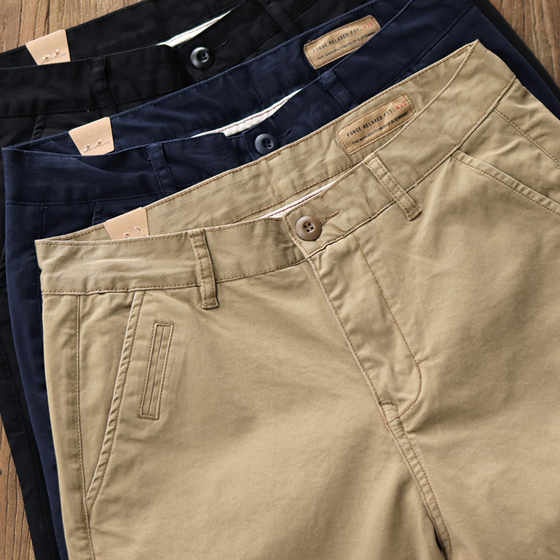 1102# Spring and Autumn New Am - Chino Pants Men avaliação e preço