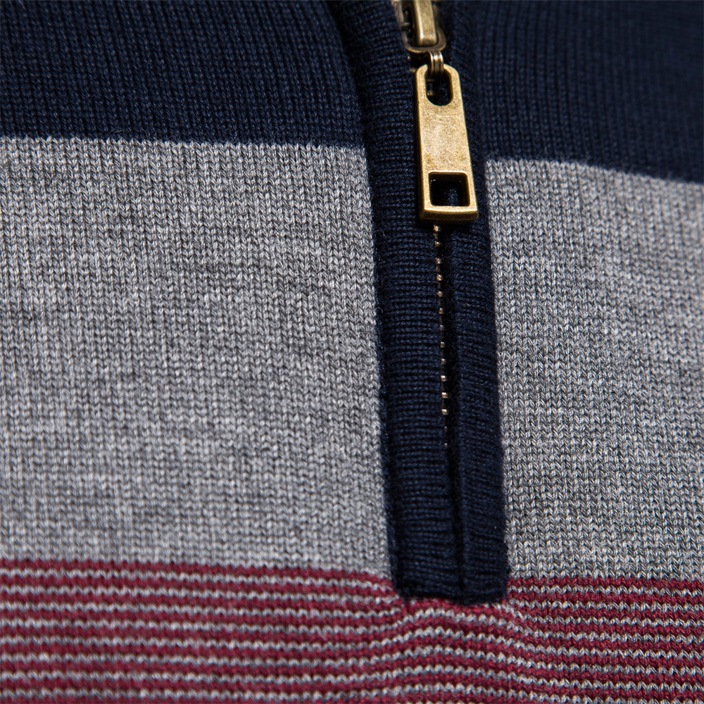 AIOPESON Men's Patchwork Pullo - Men'S Fashion Zip Sweater avaliação e preço