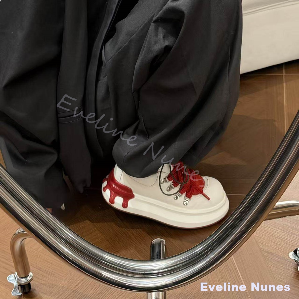 New Spring Platform Mixed Colo - Casual Sneakers Men avaliação e preço