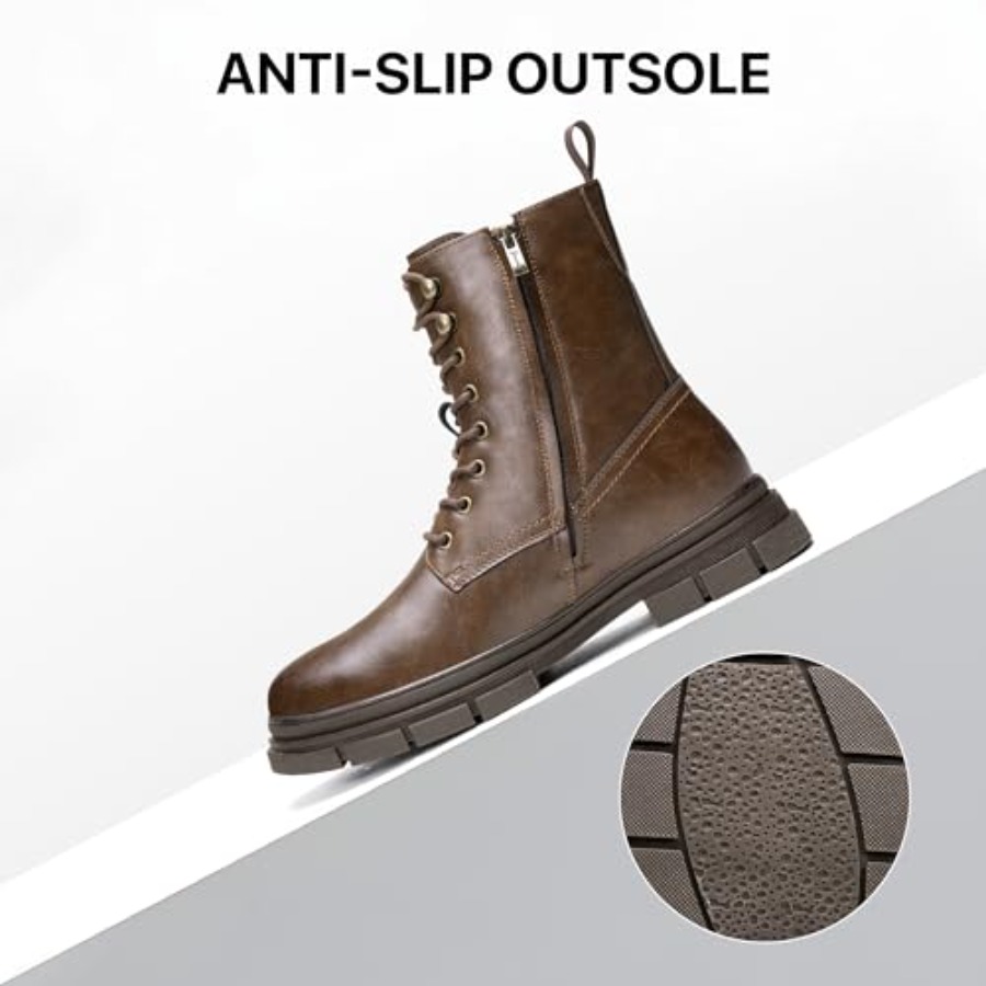 Mens Boots High Top Motorcycle - Mens Fashion Dress avaliação e preço