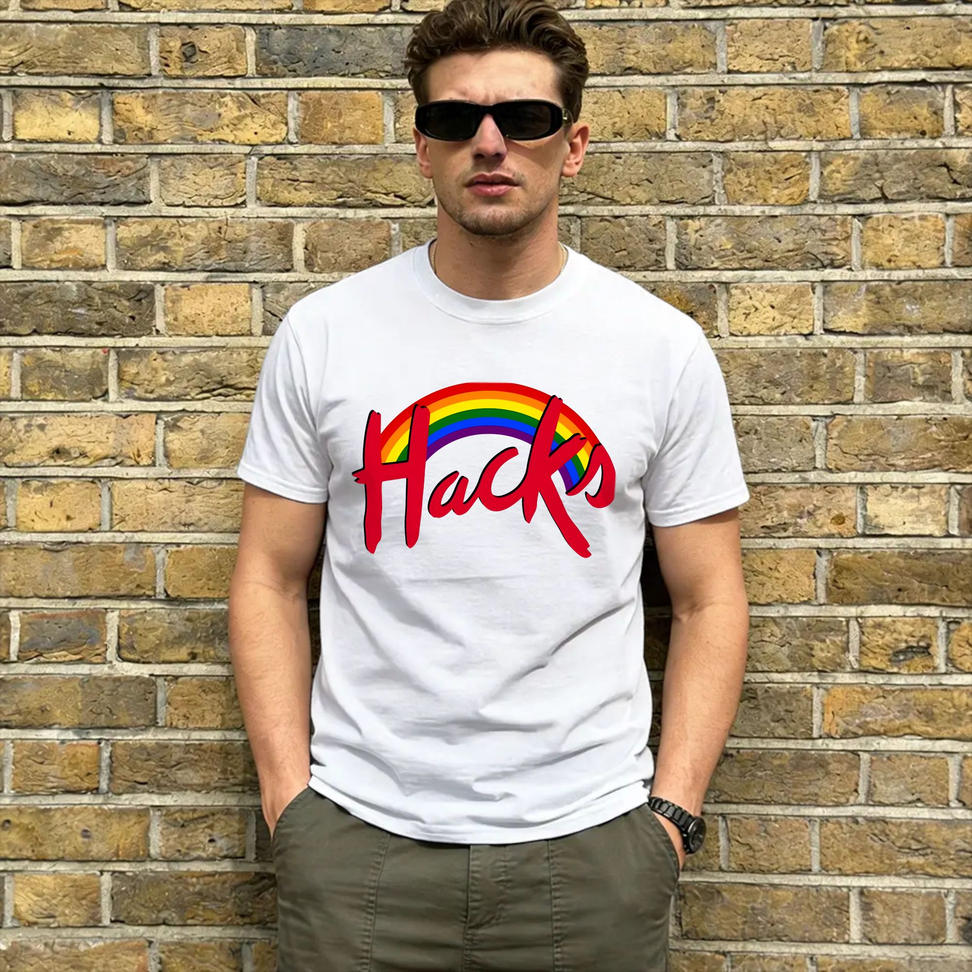 Hacks TV Show Men's T Shirt  F - Mens Fashion Hacks avaliação e preço