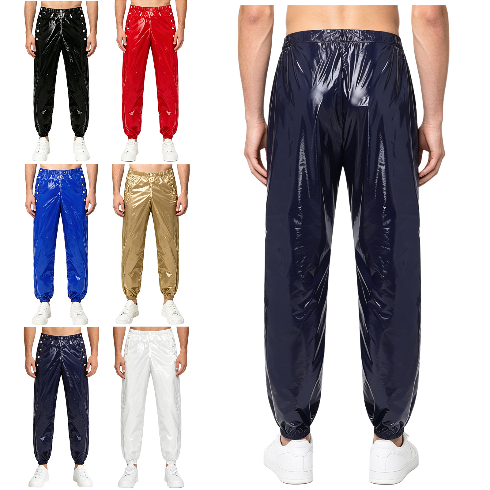 Men Waterproof Diaper Covers P - Cargo Jogger Pants avaliação e preço