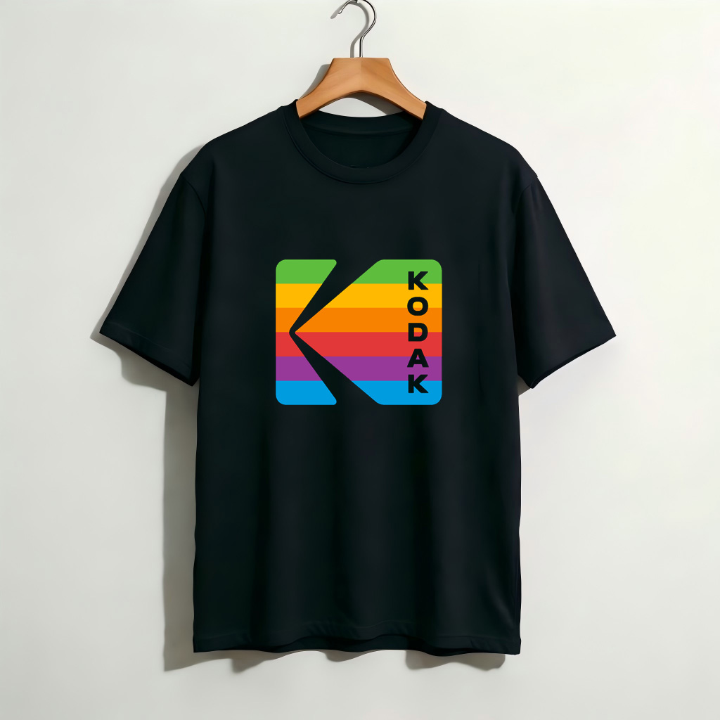 Kodak Classic Logo Graphic Bla - Men Fashion Photography avaliação e preço