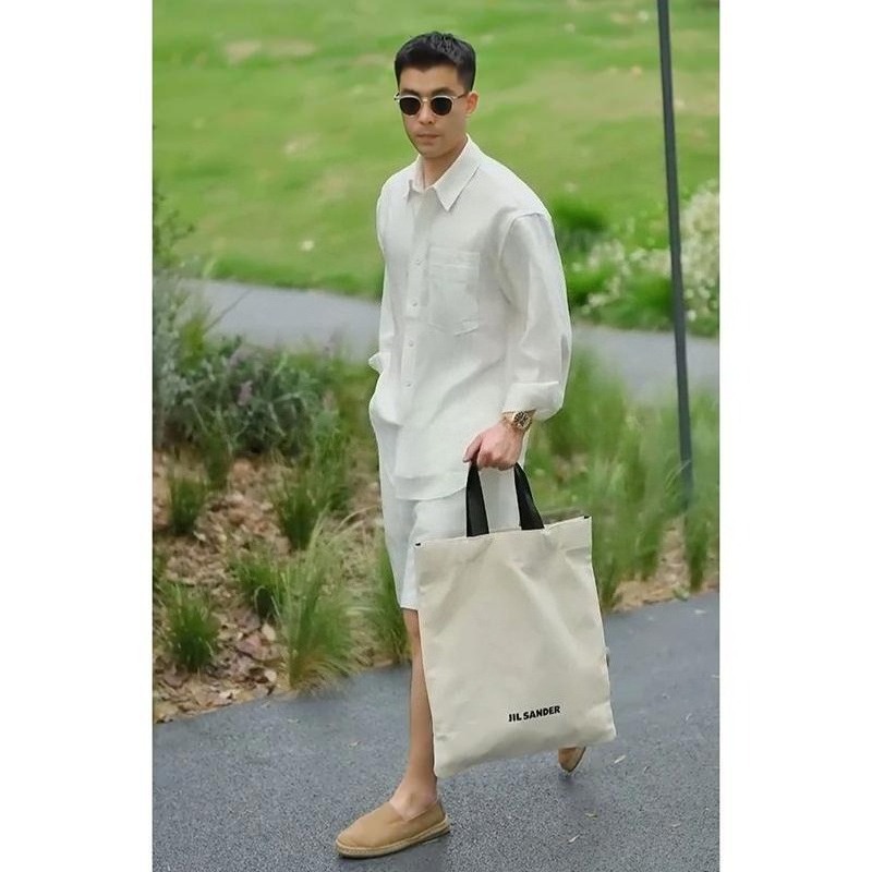 Summer Casual Set Lyocell Line - Mens Fashion Trend avaliação e preço