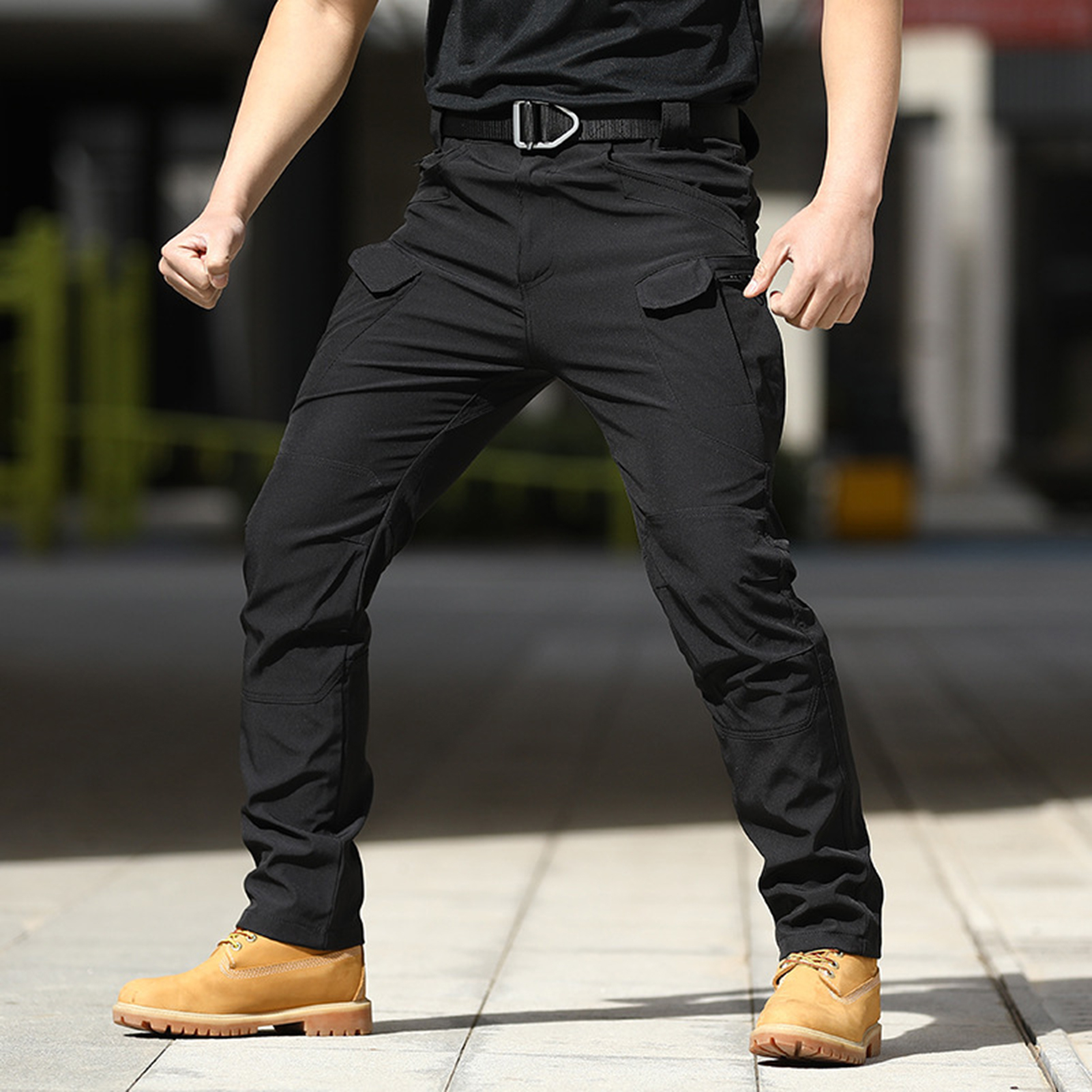Men Camo Multi Pockets Cargo P - Cargo Jogger Pants avaliação e preço