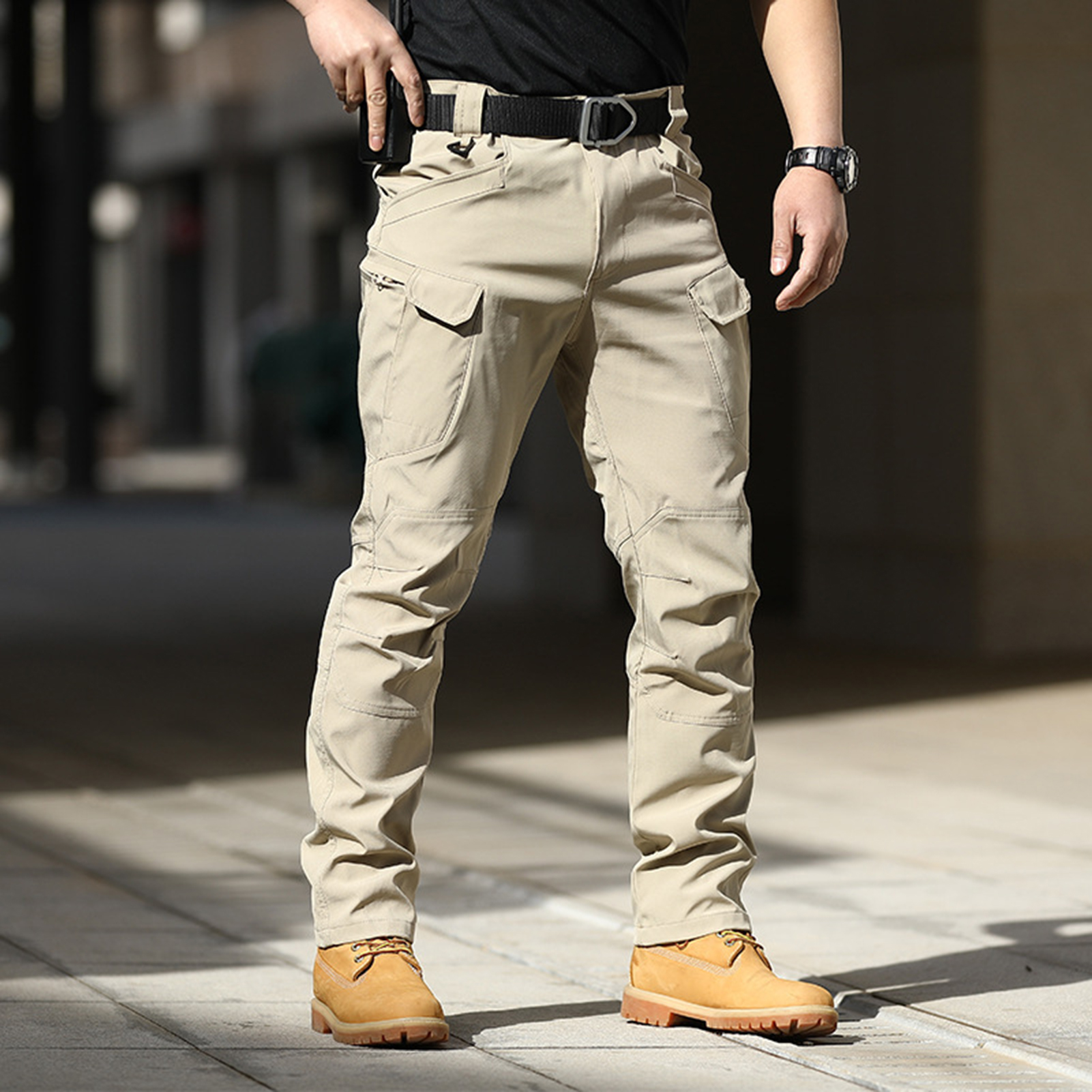 Men Camo Multi Pockets Cargo P - Cargo Jogger Pants avaliação e preço