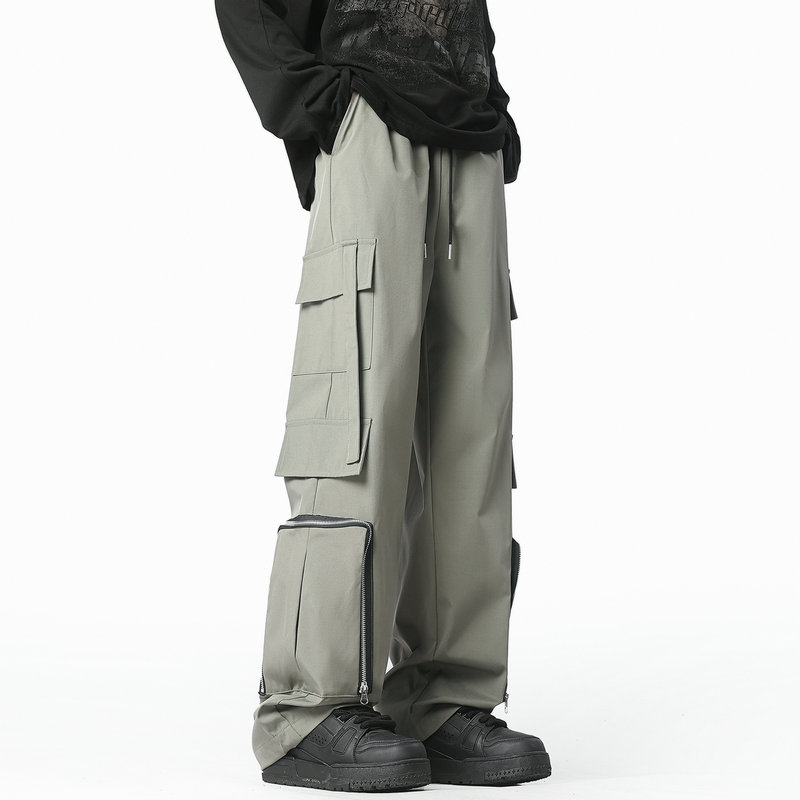 Fashion Men Cargo Pants Loose  - Cargo Jogger Pants avaliação e preço