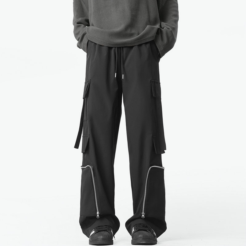 Fashion Men Cargo Pants Loose  - Cargo Jogger Pants avaliação e preço