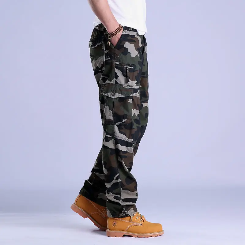 Spring Autumn Men Hiking Pants - Cargo Jogger Pants avaliação e preço