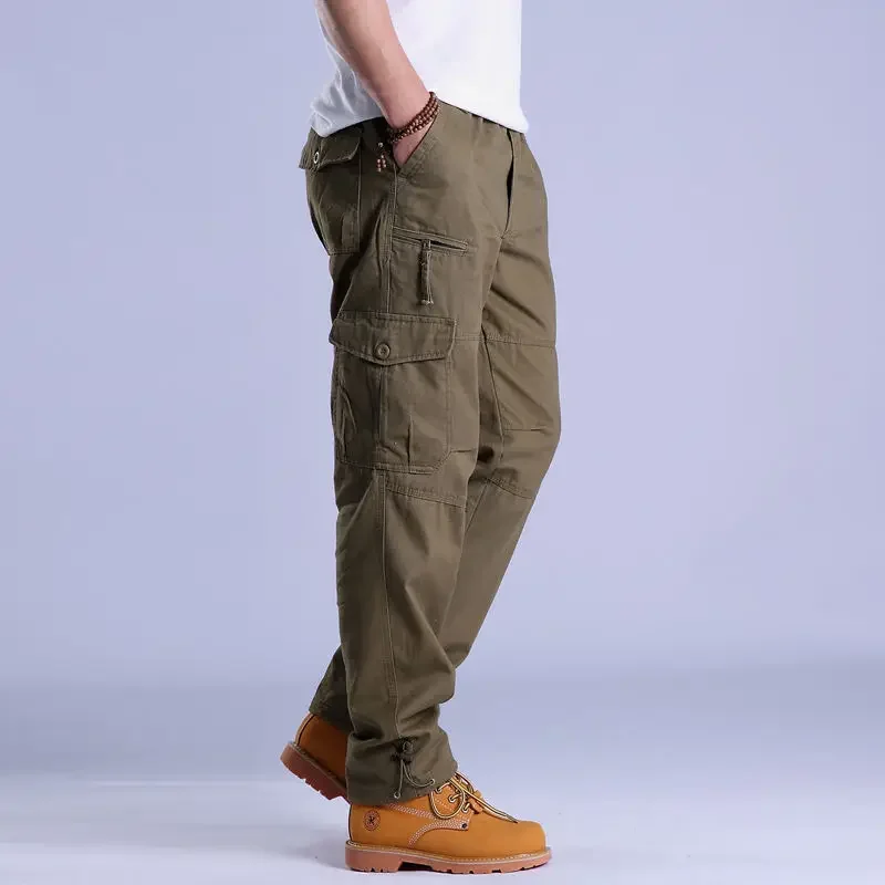 Spring Autumn Men Hiking Pants - Cargo Jogger Pants avaliação e preço